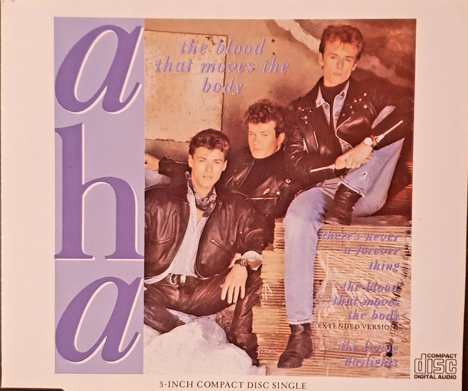 A-HA "The Blood that moves the body" ('88er 3"Maxi-CD) in Hildesheim