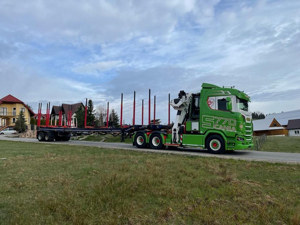 Zu verkaufen: Für Holz: Scania, Volvo, Anhänger, Auflieger NEU/GE in Bad Saulgau
