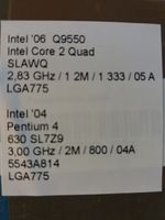 CPU Intel Pentium4 und Core2 Quad für VB 10 EUR Hessen - Ehringshausen Vorschau