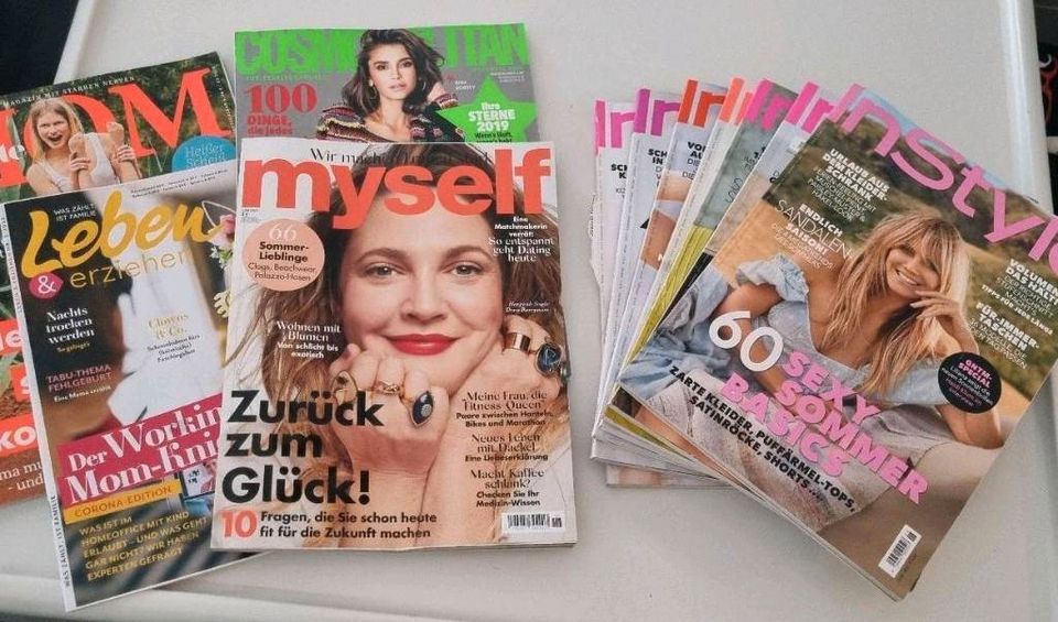 Zeitschriften Instyle, Cosmopolitan, Harpers Bazaar uvm in Heidesheim