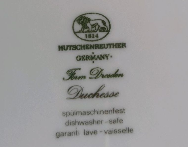 Hutschenreuther Teller "Duchesse" in Kordel