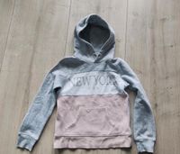 h&m Kapuzenpullover / Sweatshirt grau-rosa-weiß Größe 134/140 Rheinland-Pfalz - Weisel Vorschau