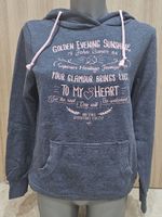 Mädchen Pulli Pullover  Grau Pink Aufschrift  Kapuze Größe 36 S Nordrhein-Westfalen - Castrop-Rauxel Vorschau