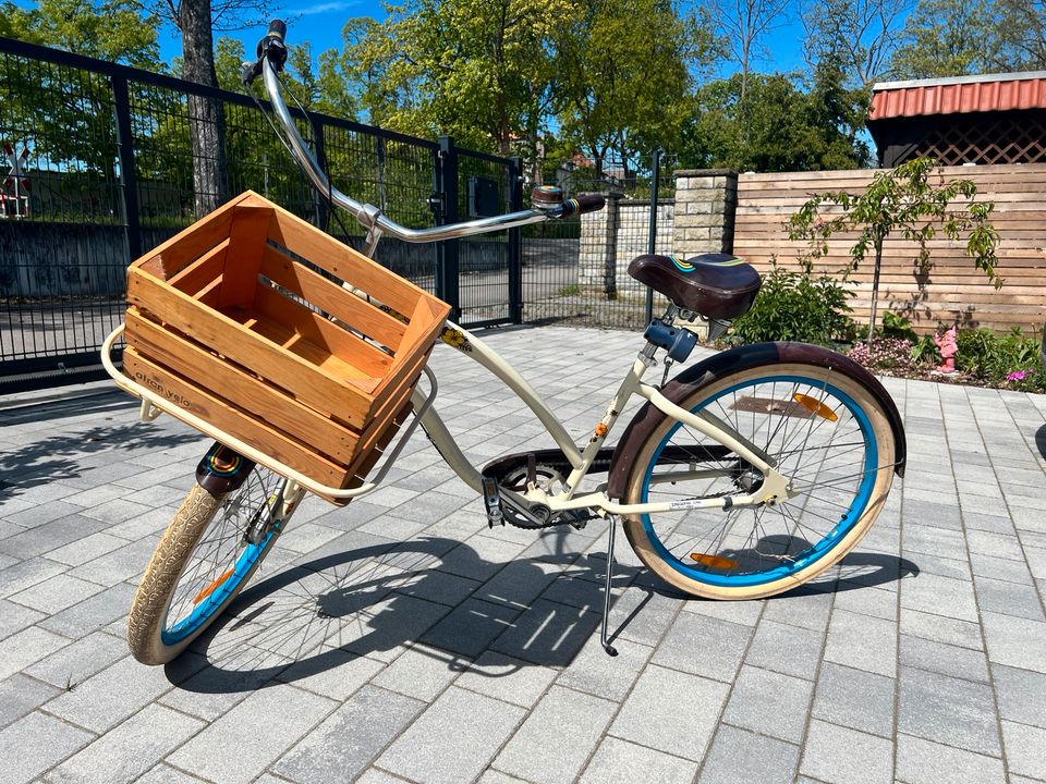 Damen Fahrrad Elektra Beachcriuser 26 Zoll mit Kiste in Wandlitz