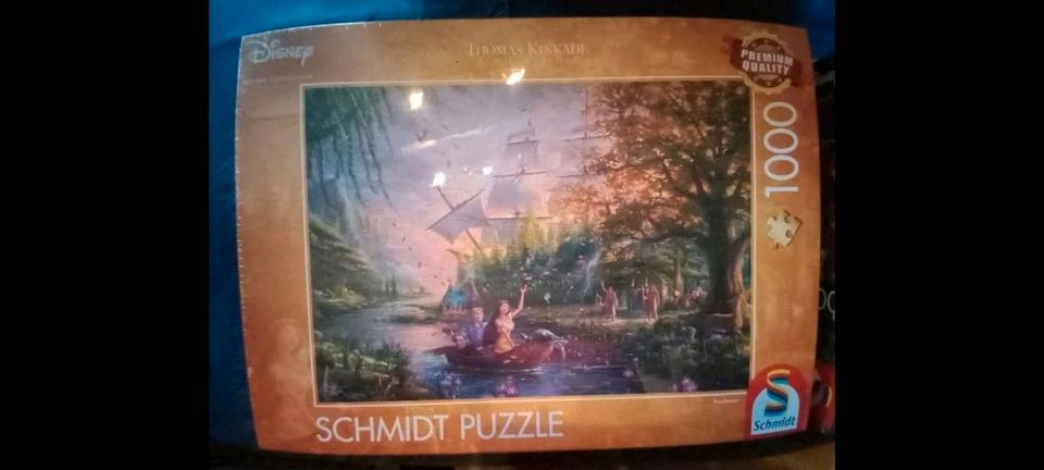 Puzzle Disney Kinkade 1000 Teile neu ungelegt in Hirschfelde