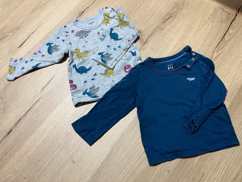 Kleidungspaket Set Gr.80 Langarmshirt Pullover Weste H&M in Lorsch