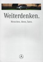 1993 PROSPEKT MERCEDES-BENZ IMAGE - WEITERDENKEN -Menschen, Ideen Hessen - Birkenau Vorschau