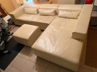 Who‘s Perfect Sofa „Boston“ Leder beige, 2 Sessel Pret-a-porter Baden-Württemberg - Aalen Vorschau