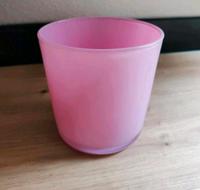 Glas Übertopf Blumentopf rosa pink 12cm Deko Frühling Niedersachsen - Elze Vorschau