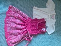 Dirndl Kleid Tracht Schürze Bluse Herzglück rosa 92 Bayern - Erding Vorschau