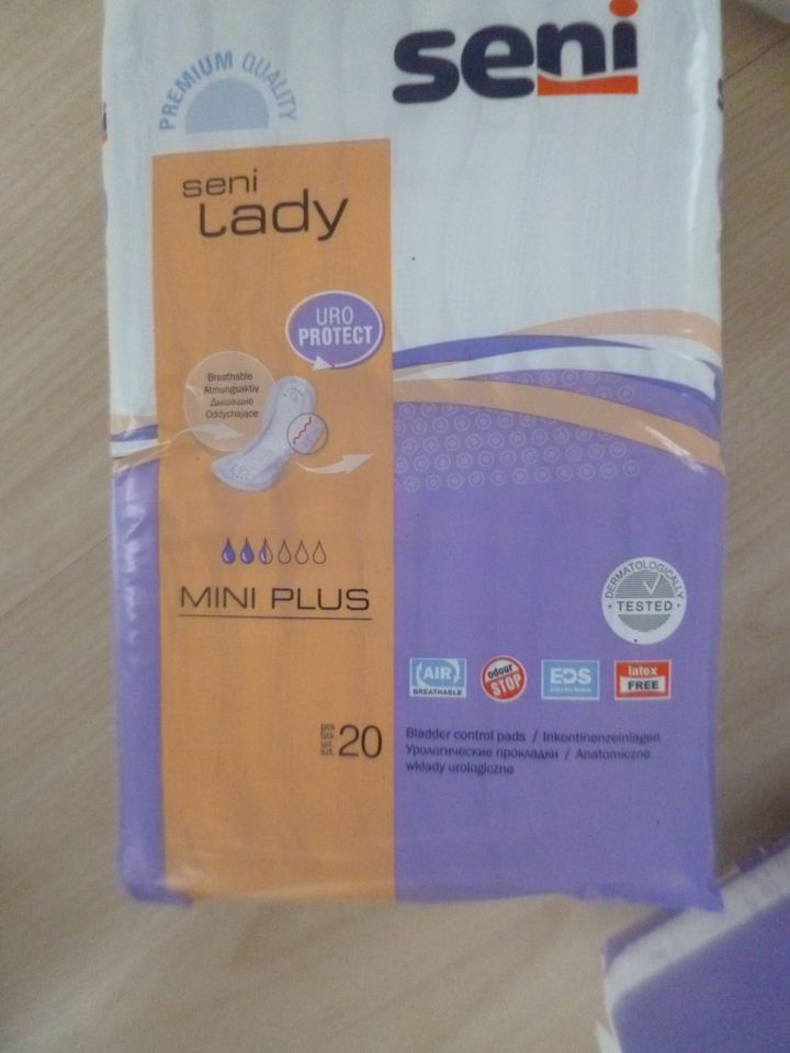 Die Seni Lady Plus Einlagen Mini Plus 14 Pakete URO PROTECT in Pforzheim