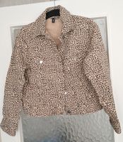 Jeansjacke beige schwarz Animal Leopard Leo-Print H&M Größe S München - Schwabing-West Vorschau