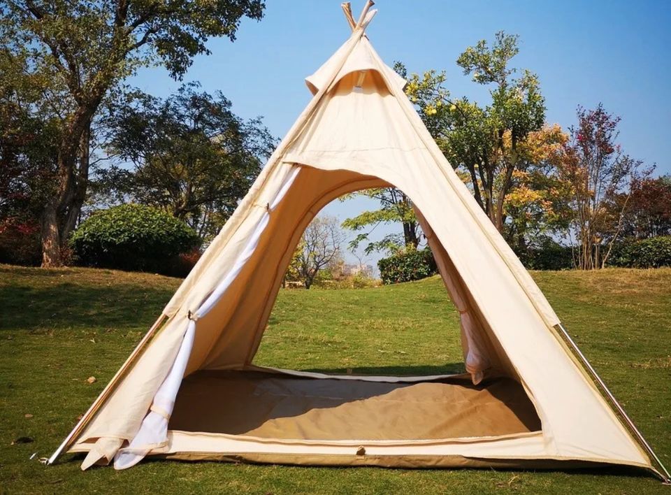 Outdoor 2M Canvas Camping Pyramiden Zelt Großes Indian Tipi-Zelt in Hessen  - Weilburg | eBay Kleinanzeigen ist jetzt Kleinanzeigen