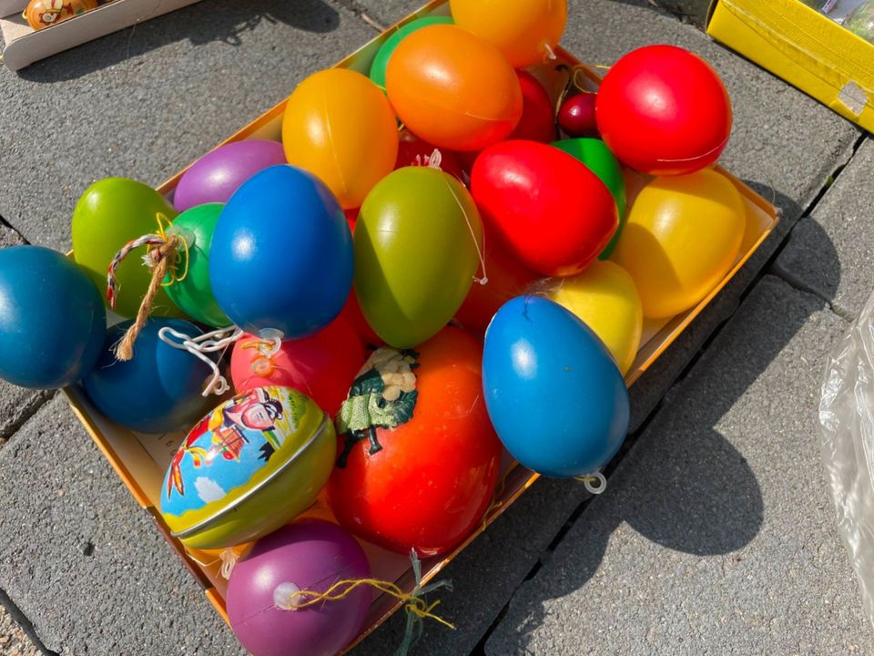 Oster-Deko - diverse Ostereier - Deko - Ostern in Gaienhofen