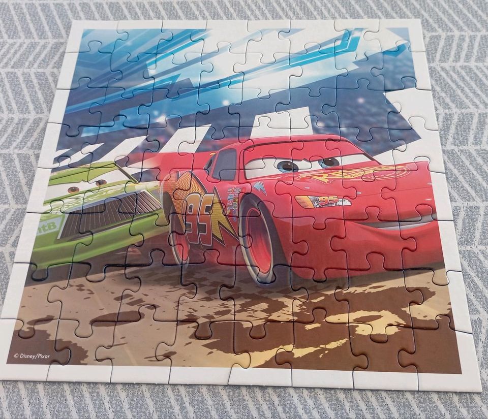 Disney Cars Puzzle Koffer mit 4 Puzzle in Braunschweig