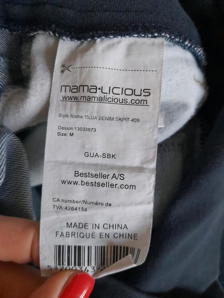 Umstandsrock mama-licious Gr M Jeans in Tröndel