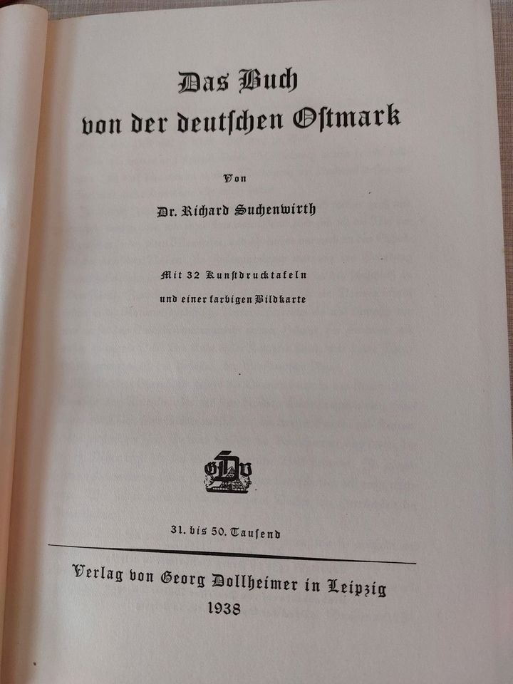 Das Buch von der deutschen Ostmark 1938 in Rotenburg (Wümme)