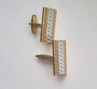 Manschettenknöpfe - Gold - Alt? - DDR? - Anzug Accessoires Sachsen-Anhalt - Halle Vorschau