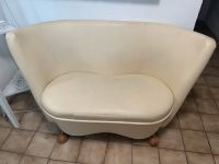 Couch Sofa für 2 Personen 2er weiß beige Hadern - Blumenau Vorschau