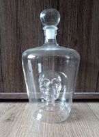 Karaffe / Flasche mit Schädel (Glas) - gothic Deko / Dekanter Baden-Württemberg - Freiburg im Breisgau Vorschau