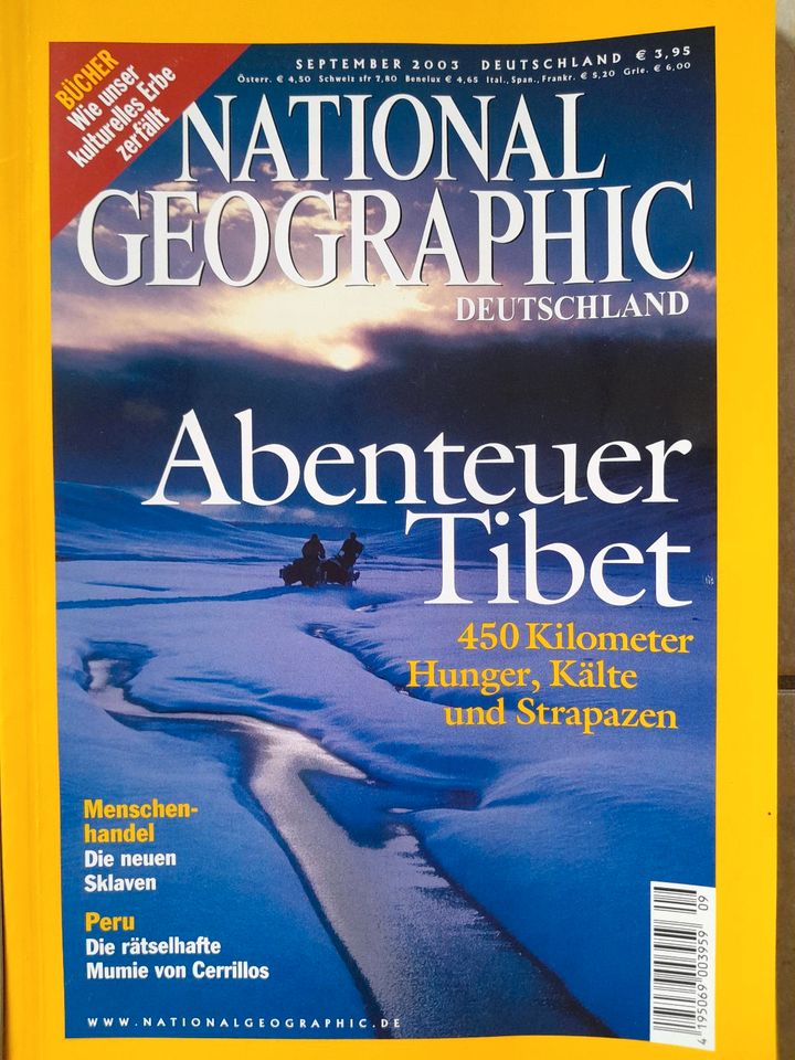9 Ausgaben National Geographic in Bad Rodach