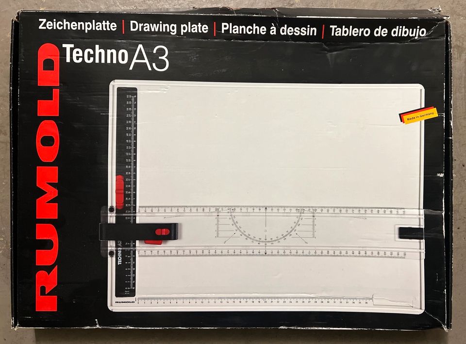 RUMOLD Zeichenplatte Techno, DIN A3, mit Millimeterblock in Remscheid