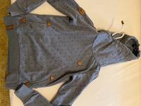 Naketano Hoodie grau/schwarz - Gr. L Bayern - Vohburg an der Donau Vorschau