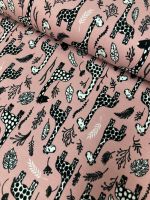 Jersey Giraffen 8€/m rosa Kinderstoff Stoff Stoffrest Kreis Pinneberg - Quickborn Vorschau