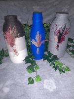 Makramee Vase aus recycelte Flaschen,  handmade Bayern - Bad Königshofen Vorschau