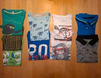 9× T-Shirt's/Poloshirt gr.116 Hessen - Petersberg Vorschau