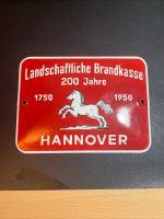 Altes Emailschild "200 Jahre Landschaftliche Brandkasse Hannover" Baden-Württemberg - Ulm Vorschau
