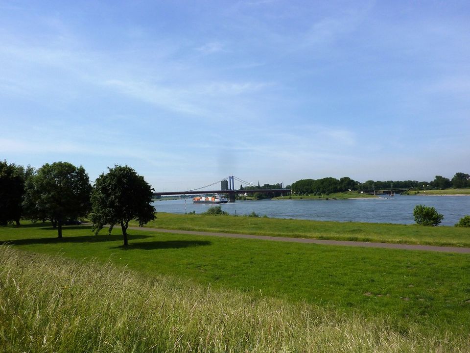 Letzte Einheit! Haus direkt am Rhein, mit Garten und Dachterrasse in Duisburg