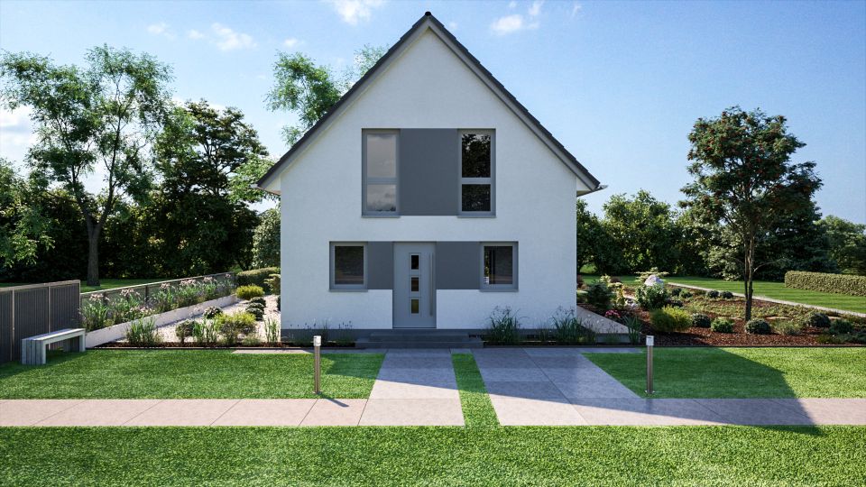 Euer eigenes idyllisches Grundstück im grünen mit geräumigen TAFF-Haus Einfamilienhaus EFH130 in Lohmen