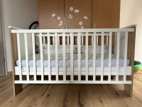 Baby-Gitterbett verstellbar inkl. Matratzen Bayern - Wendelstein Vorschau