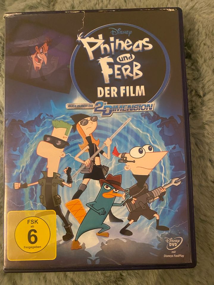 PHINEAS U. FERB  DVD QUER DURCH DIE 2 DIMENSION in Troisdorf