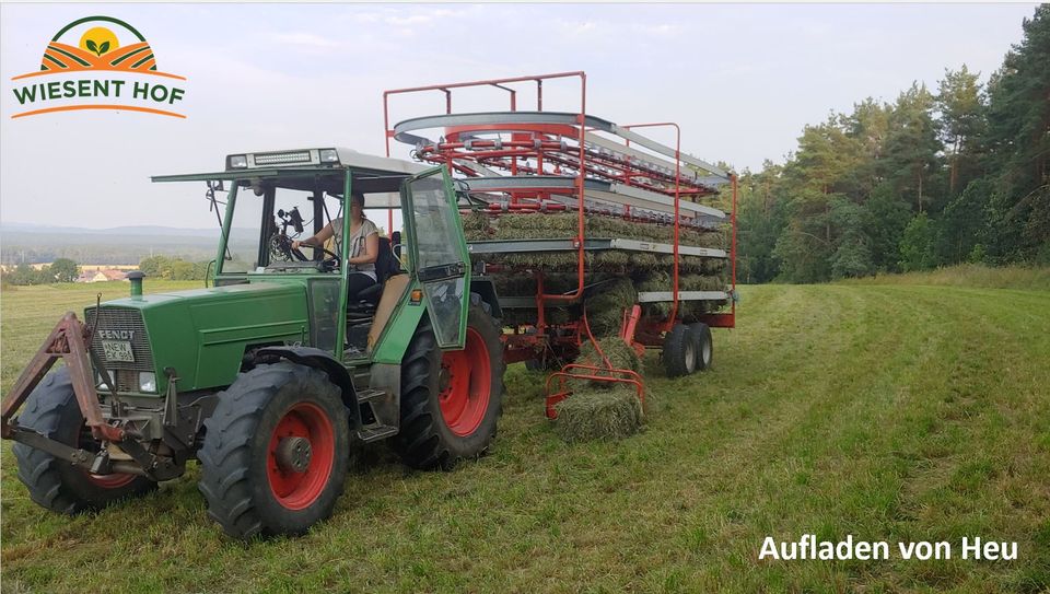 Dienstleistung Heutransport (HD-Ballen) Ballenwagen Ballenautomat in Eschenbach