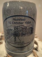 Bierkrug Siemens AG Mannheim Richtfest 1984 Baden-Württemberg - Hockenheim Vorschau