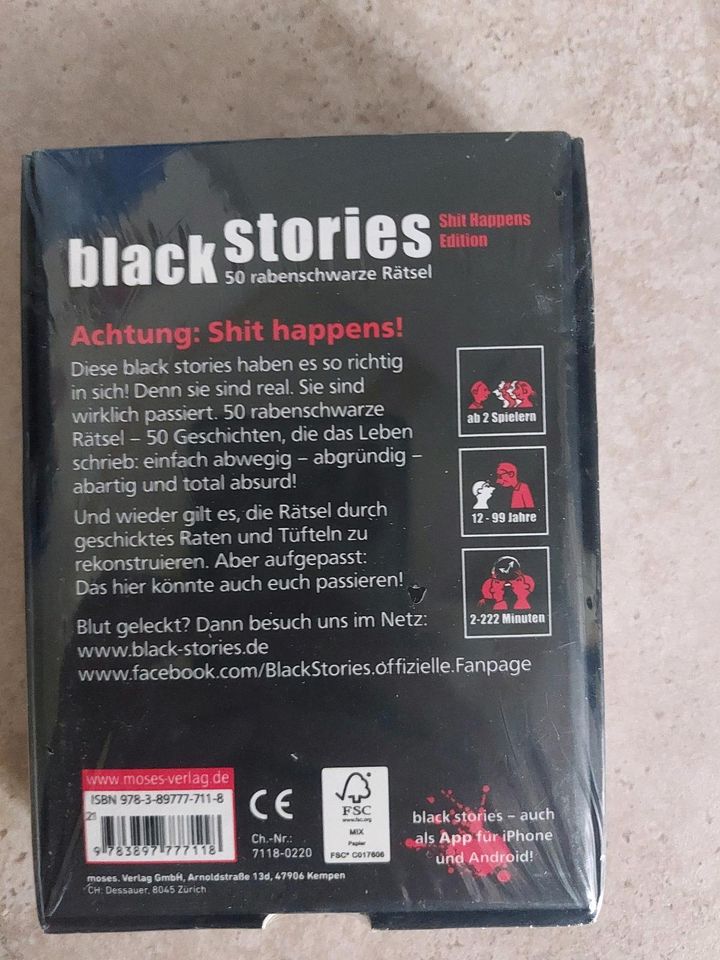 Black Stories - Shit Happens Edition OVP in Unna