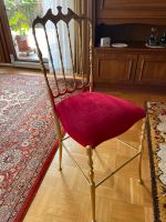 Design Objekt / Goldener Stuhl aus Metall Niedersachsen - Uelzen Vorschau