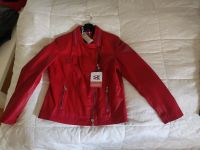 Lederjacke von Designer Thom HSE QVC rot Gr. 42 Nordrhein-Westfalen - Hürtgenwald Vorschau