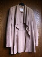 Blazer lang sand Velour Leder Imitat Figurschmeichler mit Knopf Nordrhein-Westfalen - Viersen Vorschau