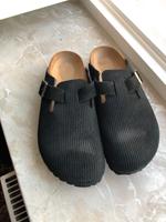 Birkenstock Boston Wildleder schwarz Baden-Württemberg - Ulm Vorschau