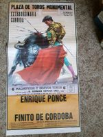 Poster  Stierkampf Torero Plakat  Cordoba Spanien  95 x 50 cm Sachsen - Frohburg Vorschau