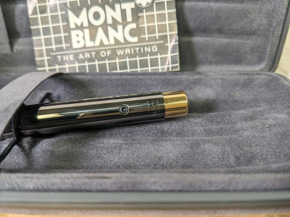 Montblanc Leonardo Kugelschreiber,vintage,Edelstahl Gold Classic in Köln