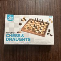 Schach und Dame-Spiel aus Holz Rheinland-Pfalz - Strotzbüsch Vorschau