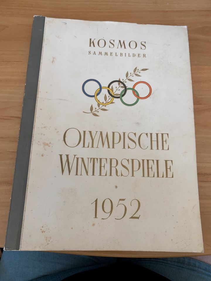 Kosmos Sammelbilder Olympische Winterspiele 1952 in Eurasburg
