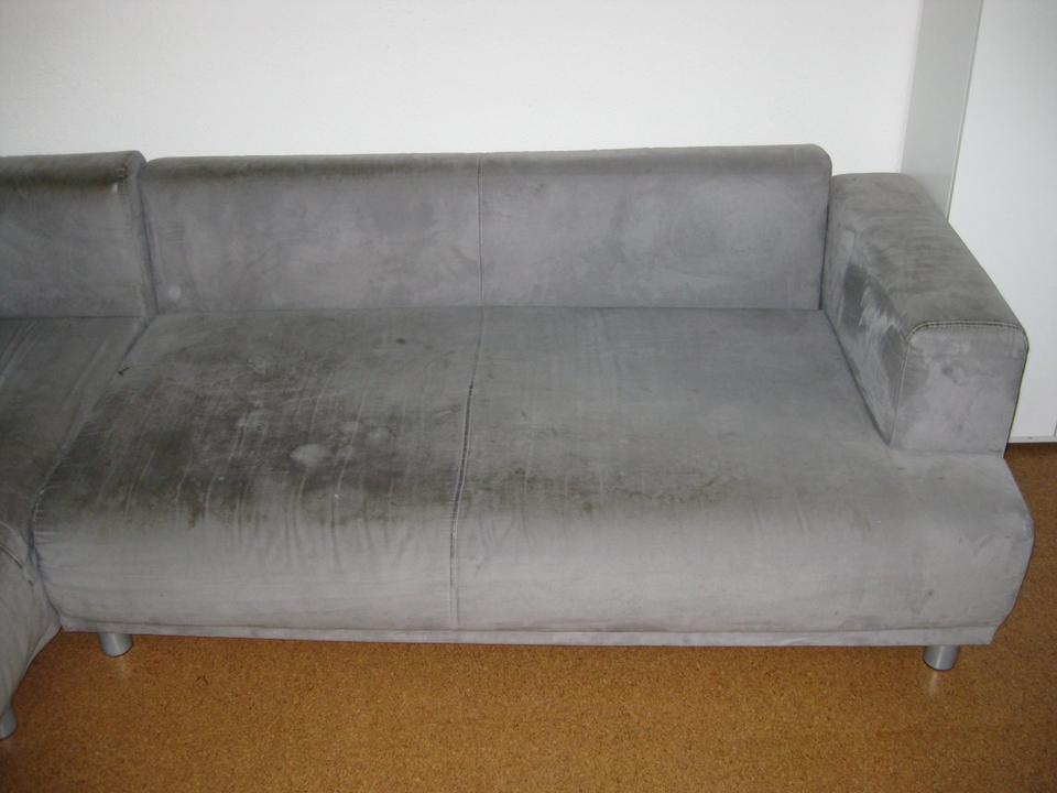 Großes Ecksofa ausziehbar in Anthrazit gebraucht 270cm x 220cm in Tuttlingen