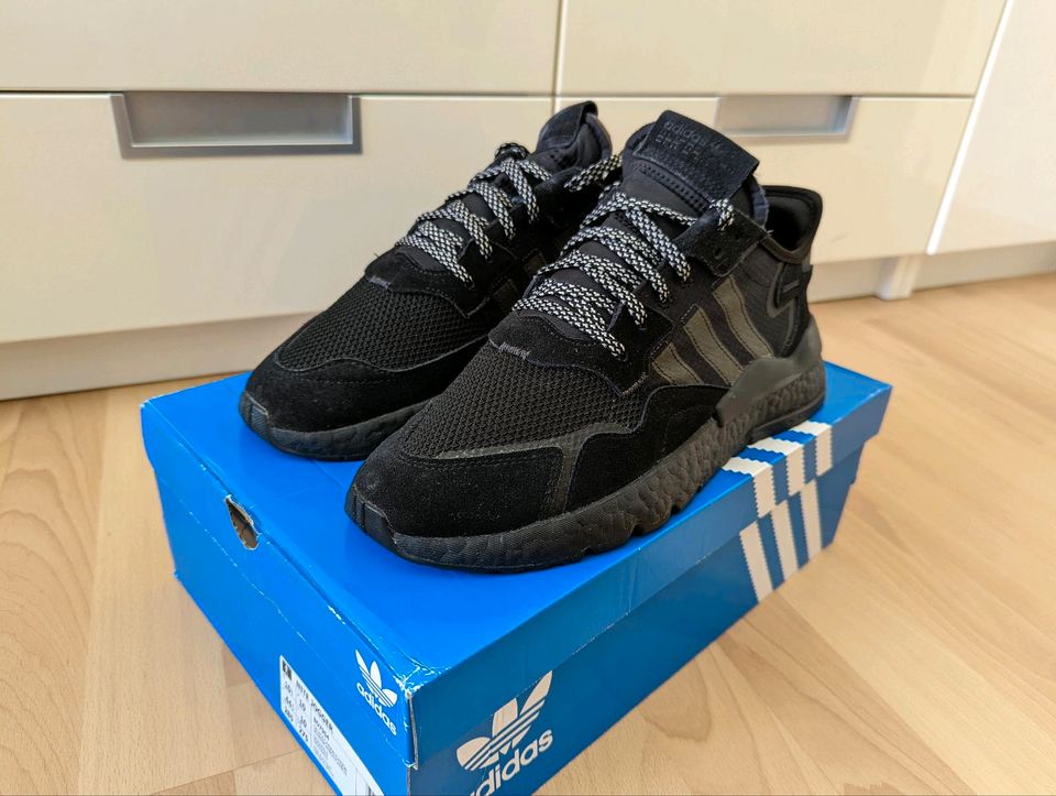 Adidas Nite Jogger, Triple Black, BD7954, 44 ⅔ US 10.5 neuwertig! in Ulm