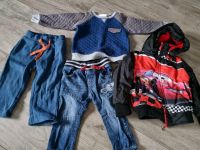 Bekleidungspaket junge cars jacke hose Kleidung gr. 74/80 & 86/92 Sachsen - Naunhof Vorschau