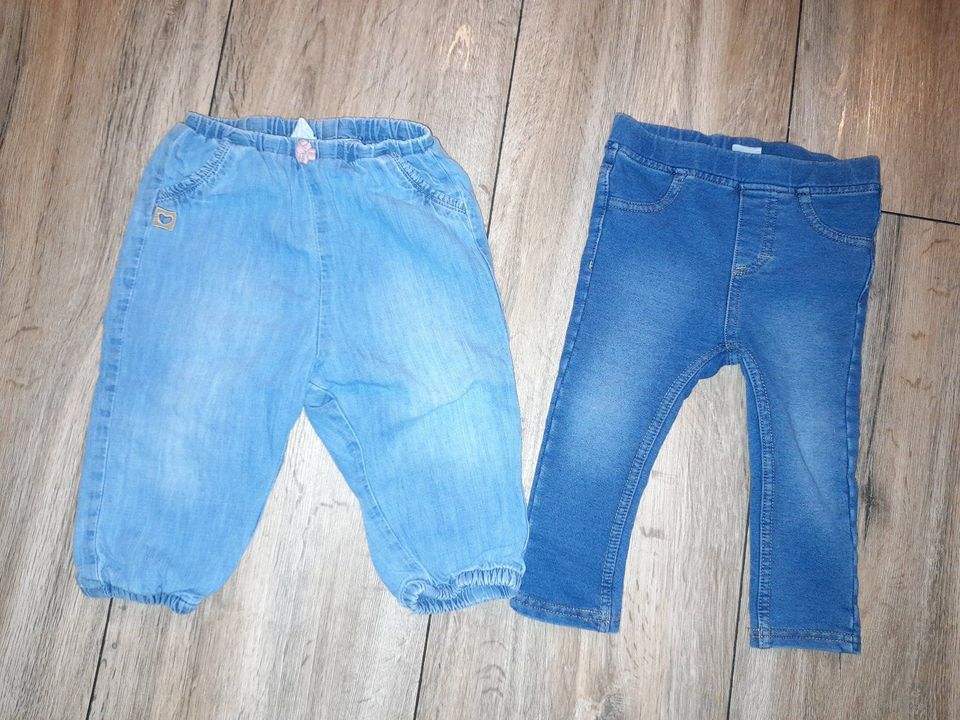 2 Mädchen-Jeans von H&M, Größe 80 in Pfronten